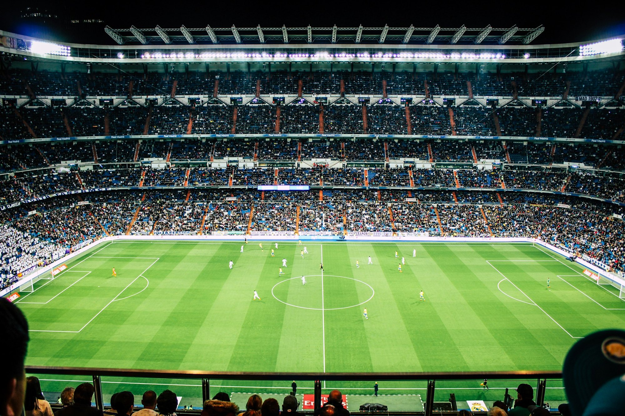 Football stadium filled with fans
